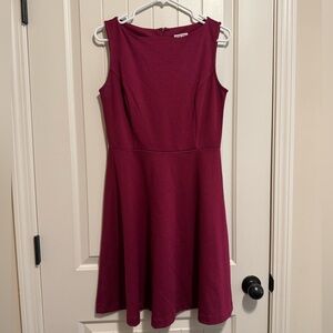 Merona Sleeveless Burgundy Dress